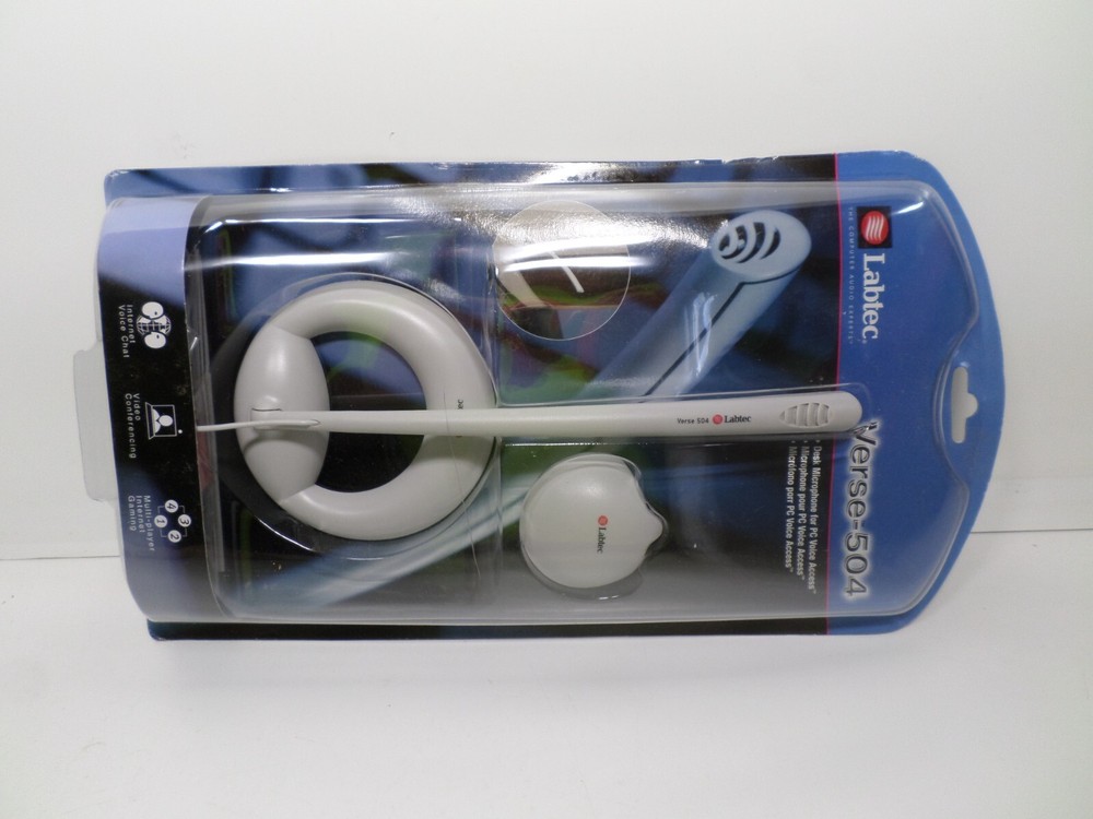 Labtec Verse-504 Desk Microphone For PC Voice Access, NEW
