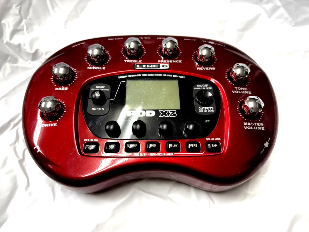 Line 6 POD DXT Multi-Effects Processor & FBV Foot Controller Set Used Tested .