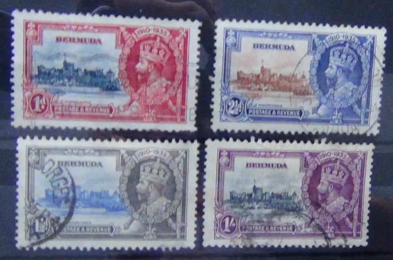 Bermuda 1935 Silver Jubilee set Used