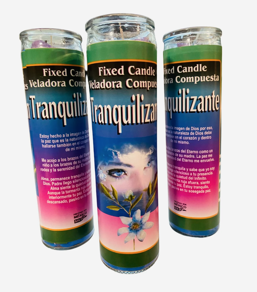 Tranquilizante Veladora Preparada, Inner Peace Fixed Candle.