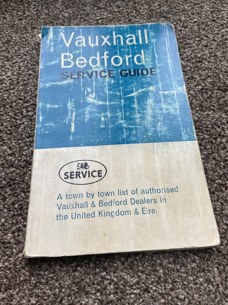 Original Vauxhall Bedford Service Guide - October 1963 (MS160/4) -