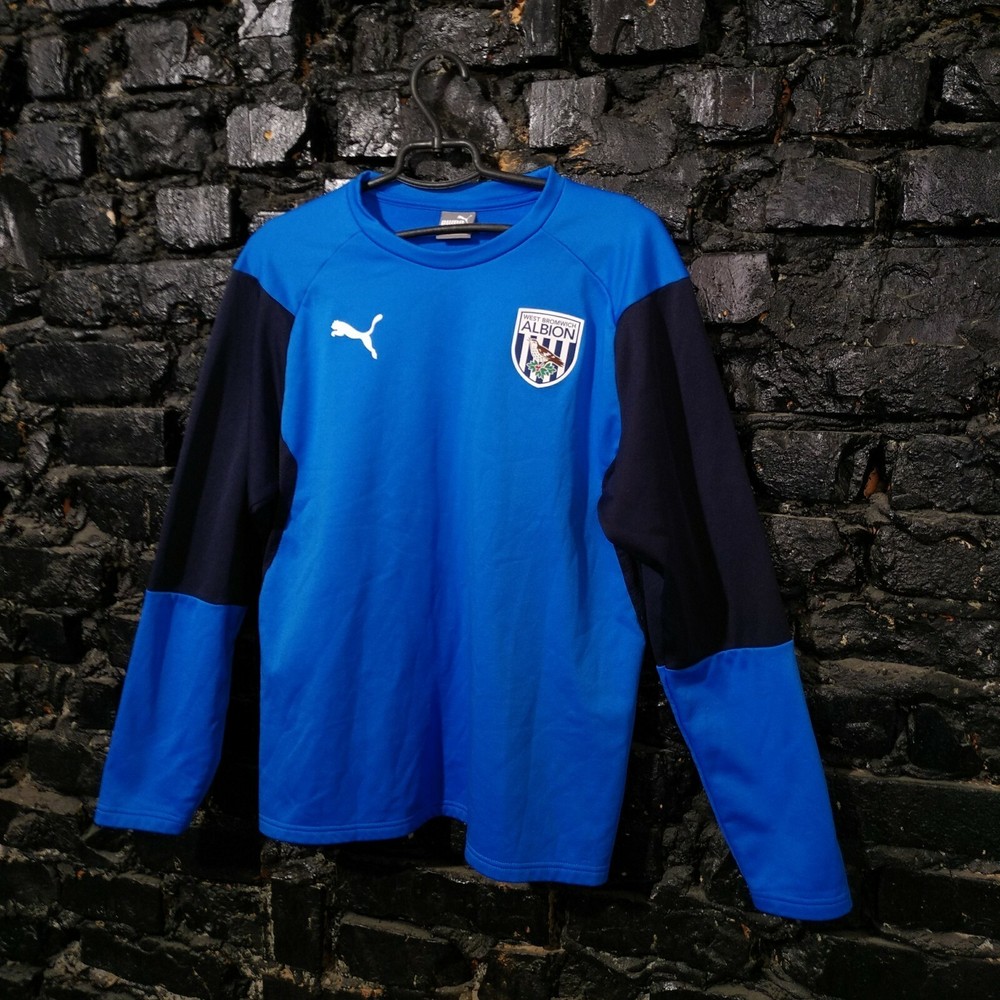 West Bromwich Albion Training Jacket Long Sleeve Puma Polyester Mens Size M
