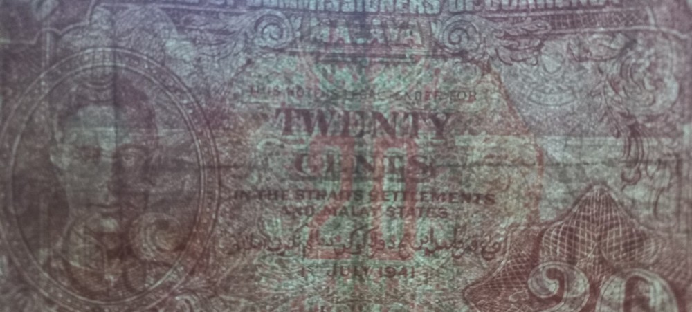 Malaya, 20 Cents, 1941 (P- 9a)