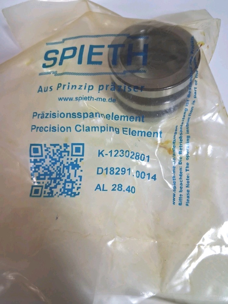 SPIETH Clamping Sleeve AL-28.40 New