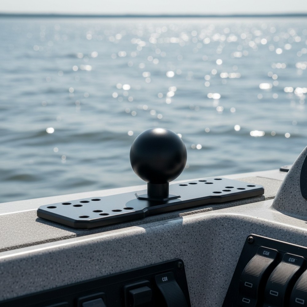 1.5'' Ball Aluminum Fish Finder Mount - Universal Marine Electronics Solution