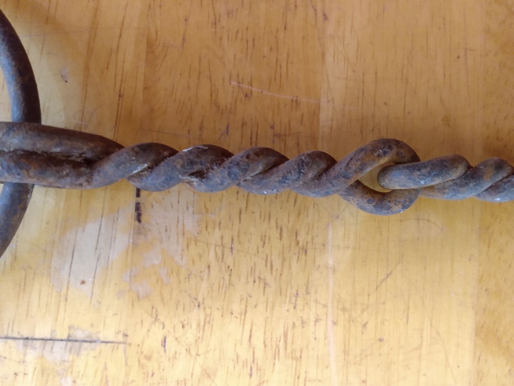 2 Vintage Twisted Wire Horse Bits