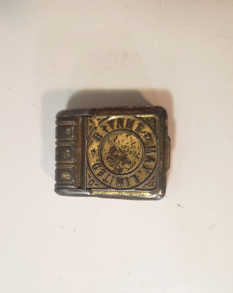 Bryant & May American tin match Box/safe Early 1900's