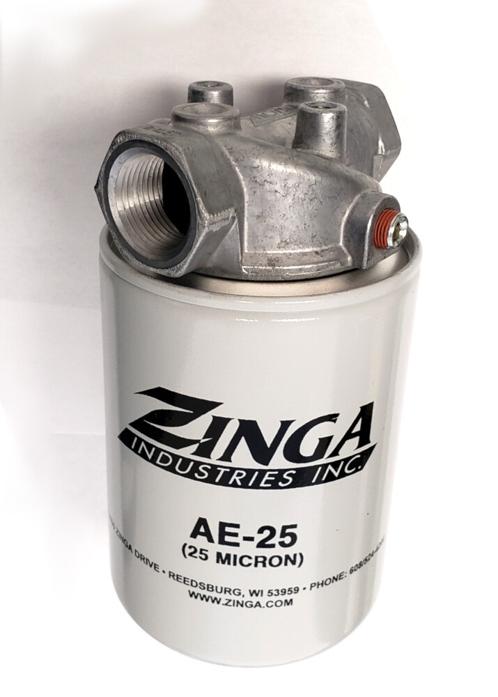 Zinga Filter Assembly - 3/4 NPT Housing with 25 Micron Filter