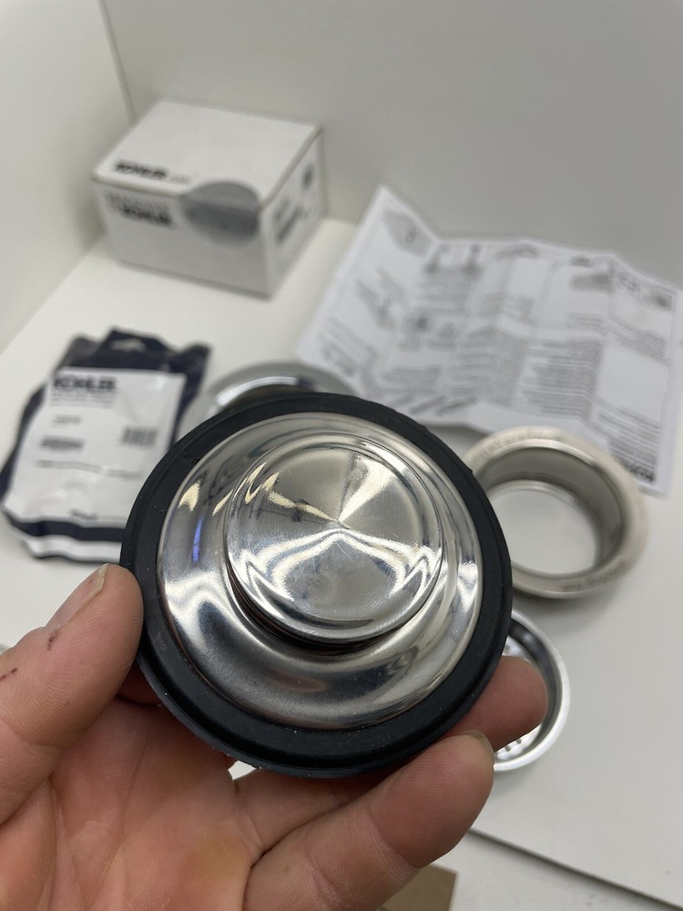 Kohler Insinkerator Duostrainer Sink Strainer - Polished Chrome -8801