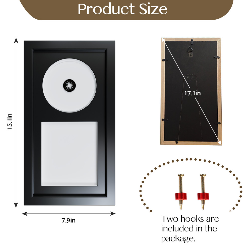 Video Game Display Frame for PS2 Game Case and Disc, Room Decor