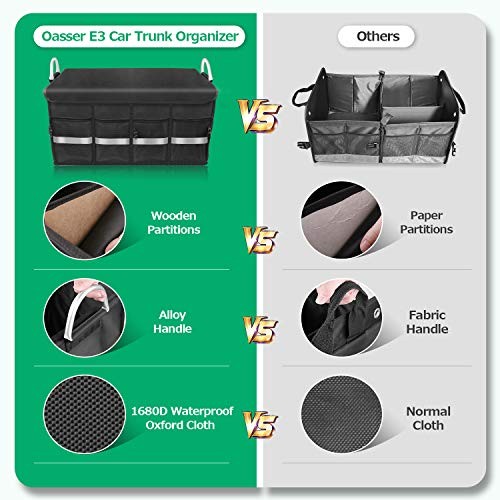 Trunk Organizer Cargo Organizer Trunk Storage Waterproof Collapsible Durable