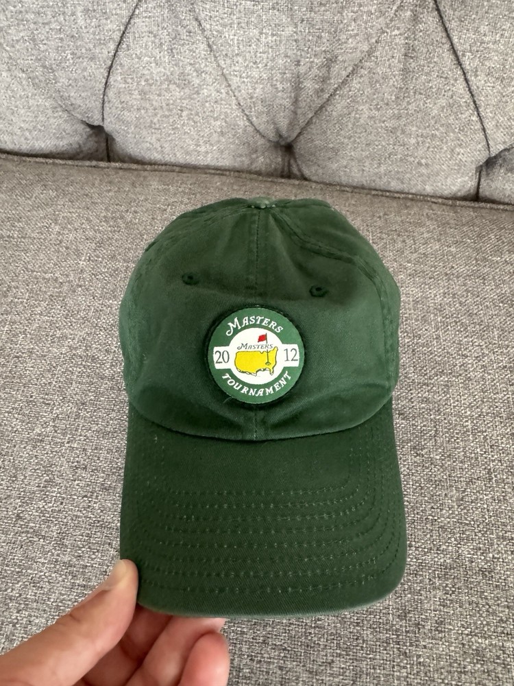 Masters Augusta National Golf Hat Cap Men Green Adjustable Strapback Cotton