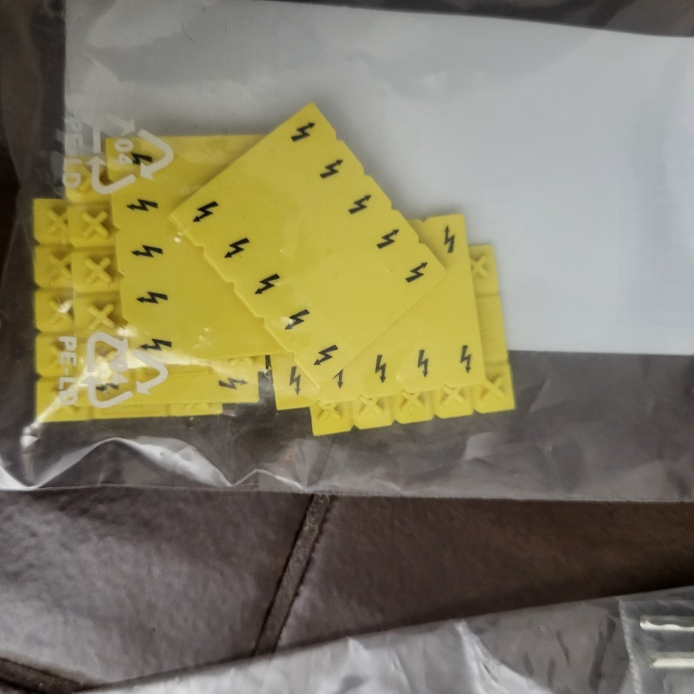 10x Phoenix Contact 3047332, WS UT 4, Warning label