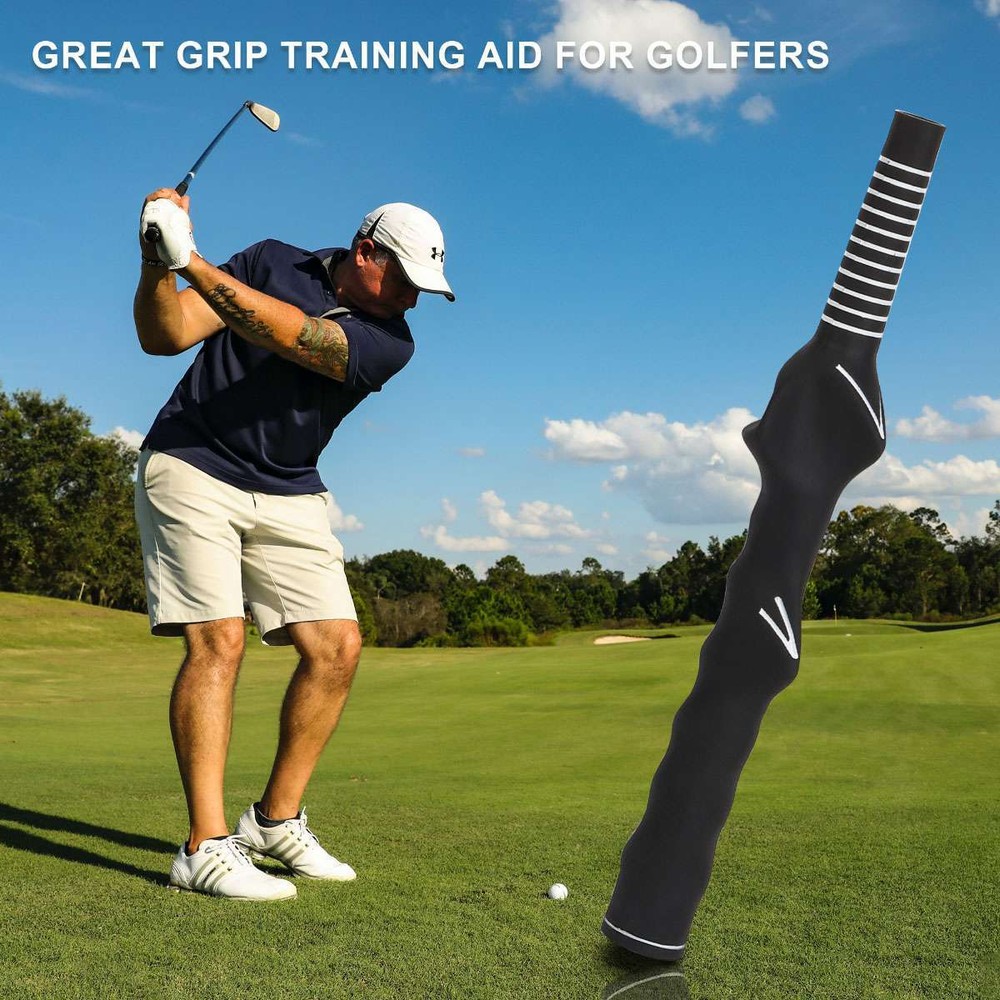 1-2Pcs Golf Grip Swing Trainer Standard Teaching Aid Training Practice RightHand