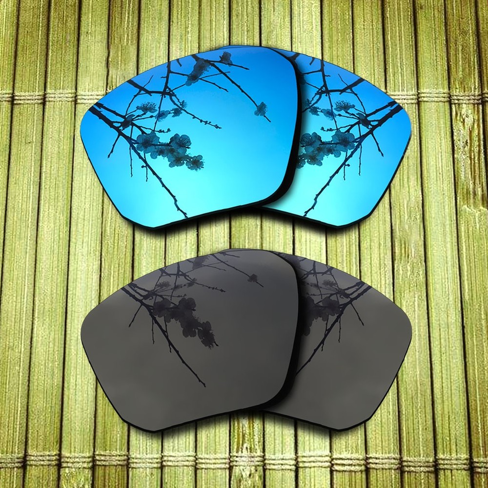 Black&Blue Replacement Lens for-Oakley Targetline Polarized