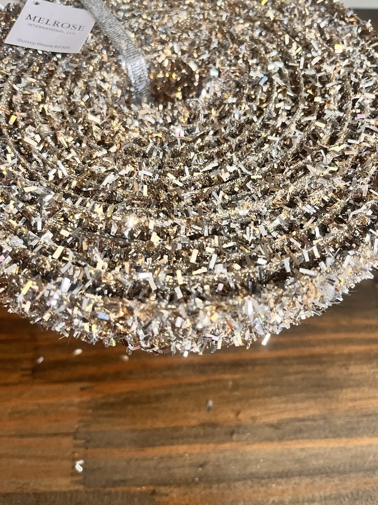 Glitter Christmas Garland By Melrose