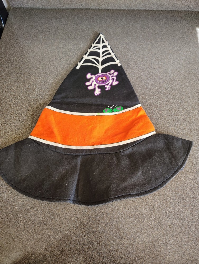 Vintage Halloween Fabric Witch Hat