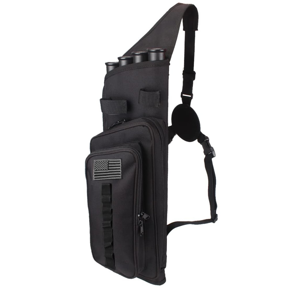 Krayney Multi-function 4-Tubes Back Arrow Quiver Shoulder Hanged Target Shoot...