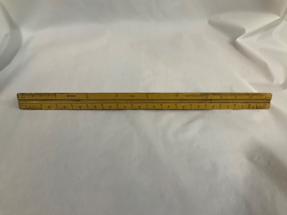 Vintage DIETZGEN Architects' Scale/Ruler #31626