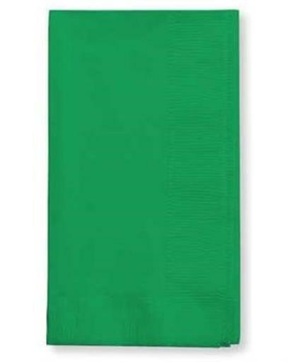 Green Dinner Paper Napkins 50 Per Pack Green Party Tableware Decorations
