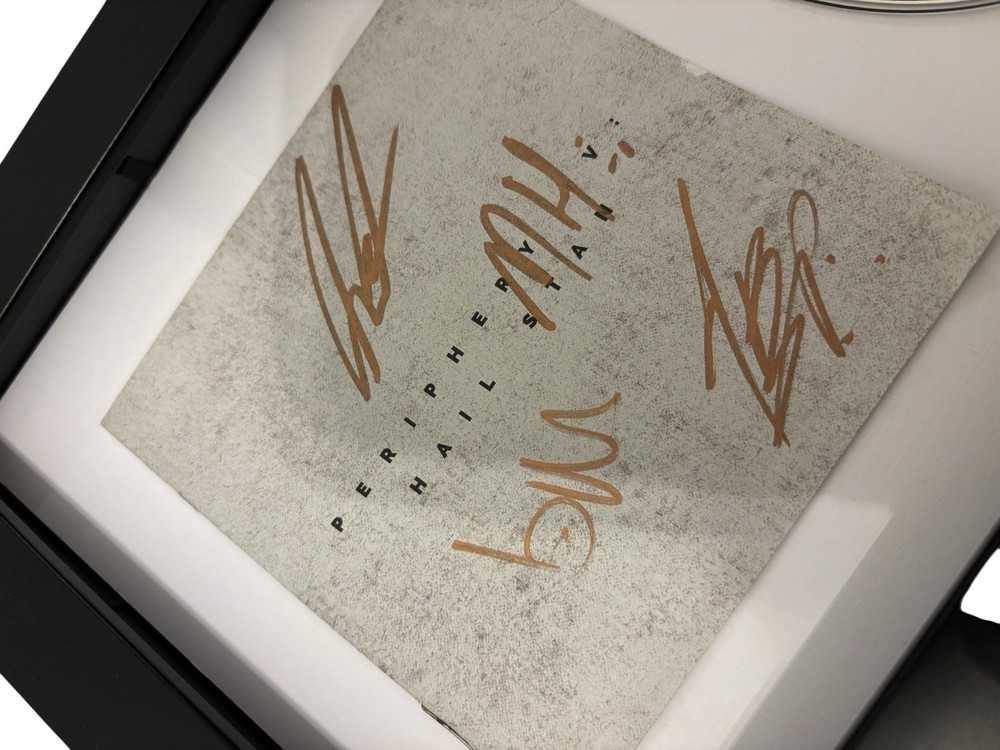 PERIPHERY SIGNED AUTOGRAPH x4 IV: HAIL STAN FRAMED MATTED CD SPENCER +3 JSA COA