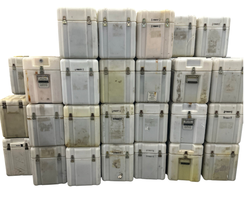 Reusable Military-Style Ration / Equipment Storage Container – With Foam Inserts
