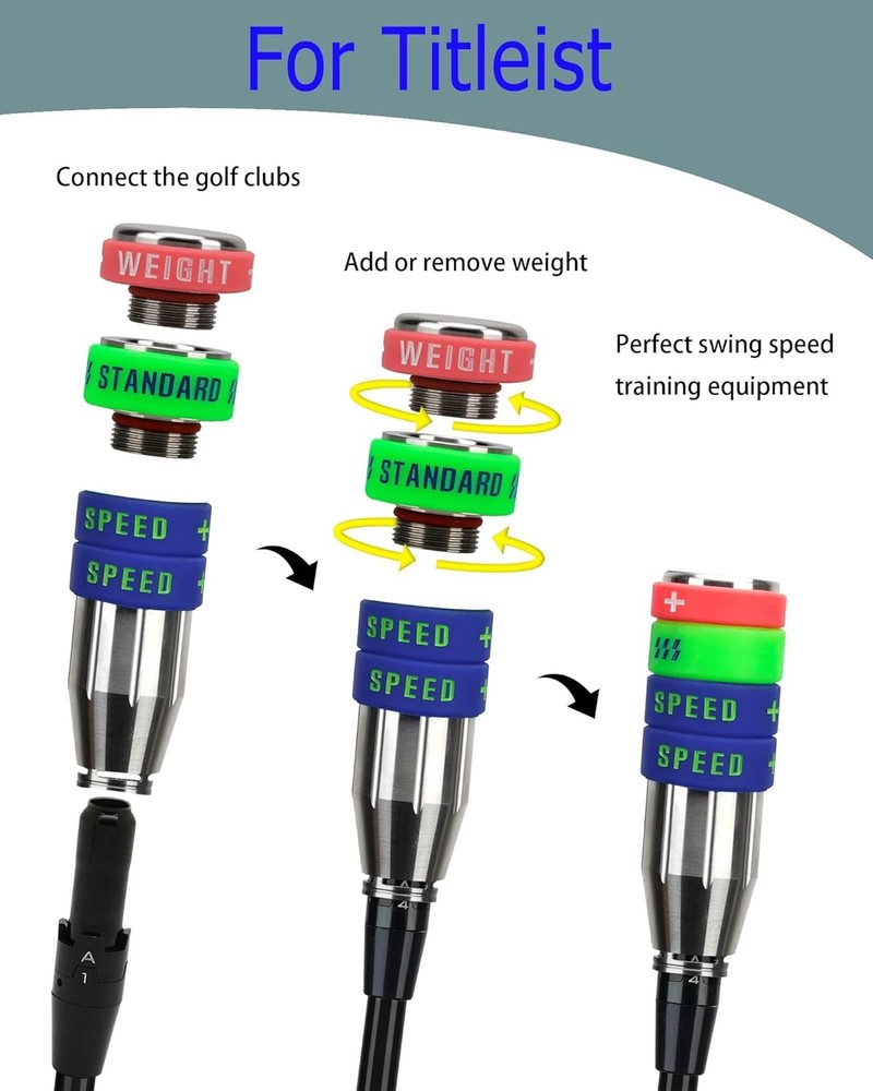 Golf Swing Speed Trainer Adjustable,Training Equipment Three Weight