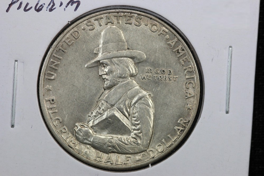 1920 Pilgrim Tercentenary Commemorative Half Dollar BU 5HAF