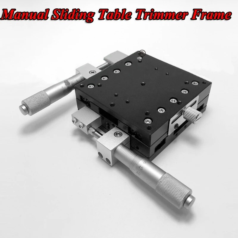Manual Sliding Table Trimmer Frame XY Axis Cross-guide Displacement Platform