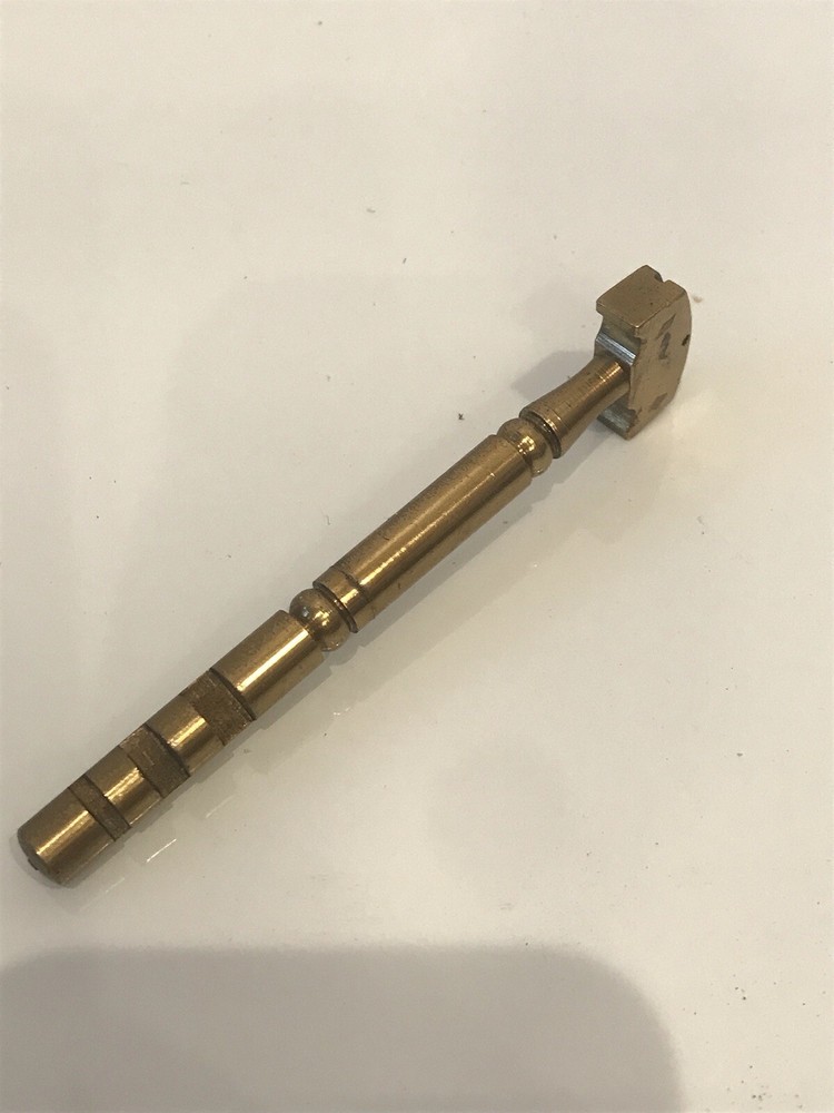 Antique Brass Glass Score