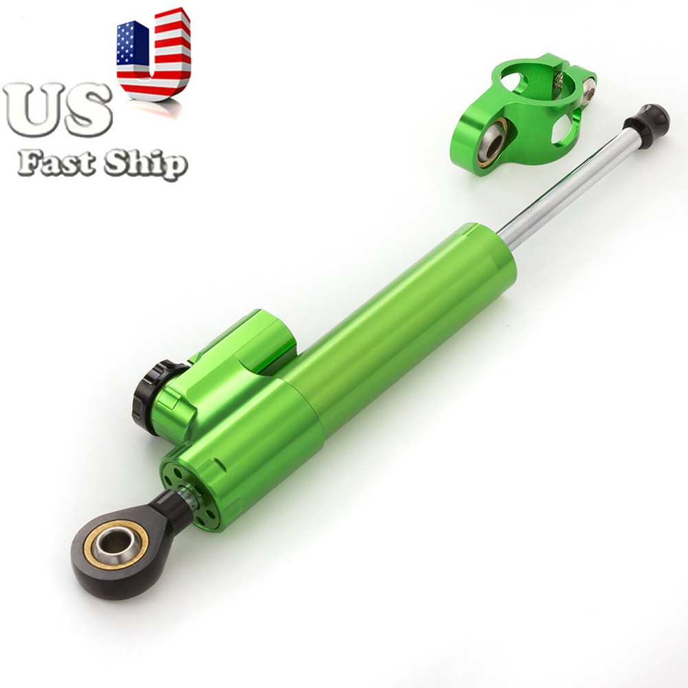 355mm Universal Steering Damper Linear Stabilizer Reversed Control Aluminum CNC