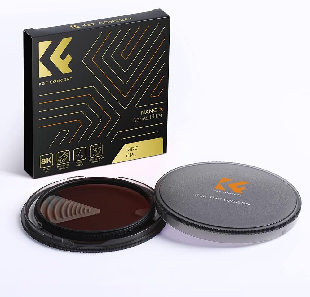 K&F Concept 52MM CPL Filter Circular Polarizing Filter Polarized MRC Slim Filter
