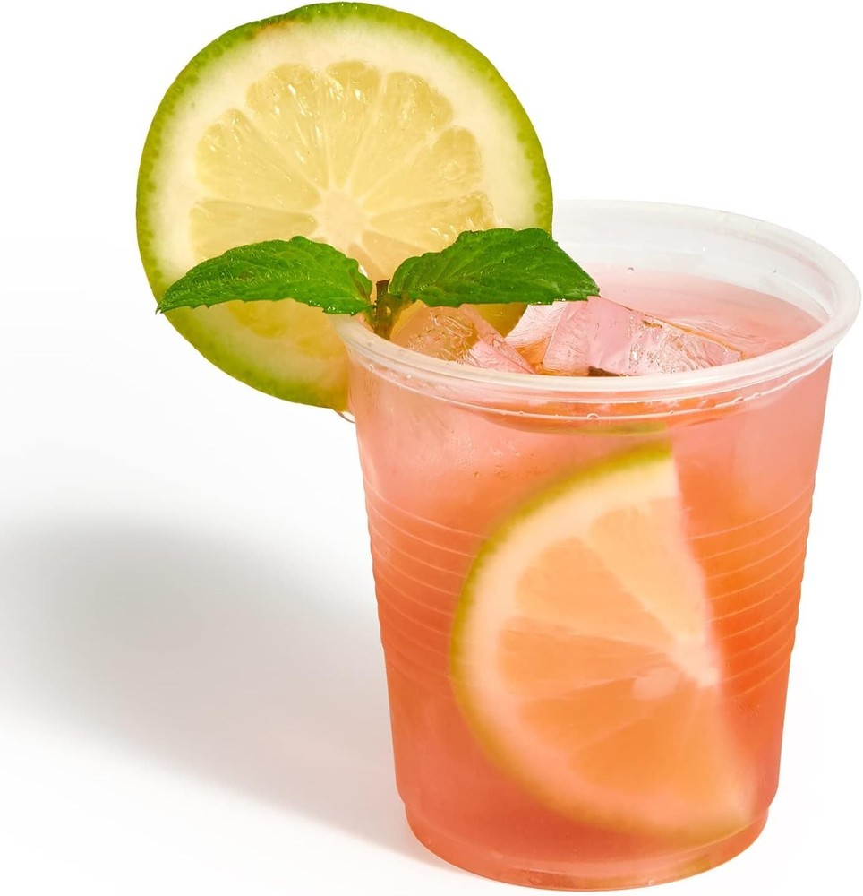 5oz Disposable Plastic Cups 500 Pack - Small Drinking & Sample Cups, Bulk Mul...