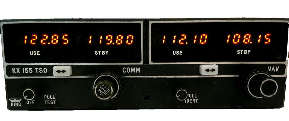 Bendix King KX 155 Nav/Com Non-Glideslope 14 Volt 069-1024-30