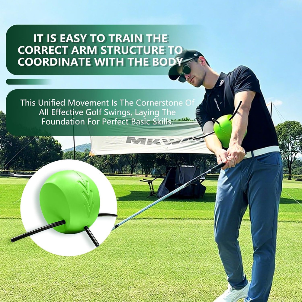 The Connector Golf Training Aid, Golf Swing Trainer for Posture Correction & Swi