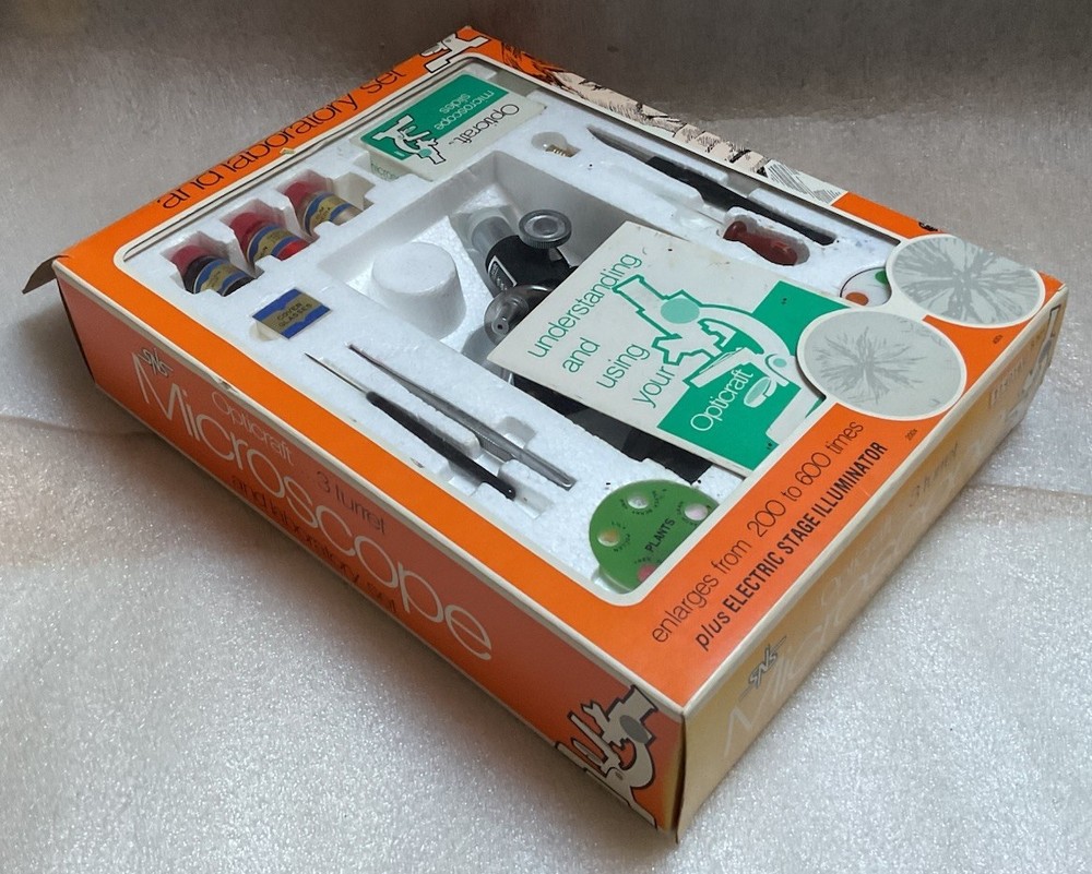Opticraft 3 Turret Microscope and Laboratory Set