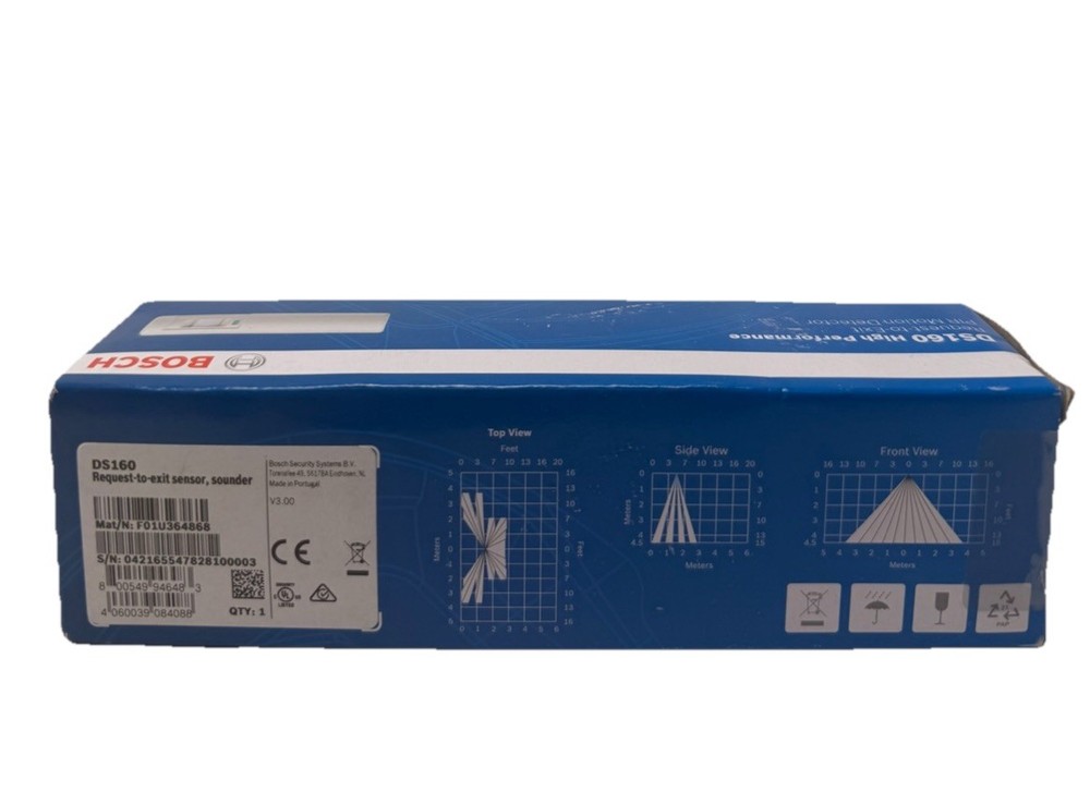 Bosch DS160 Request to Exit Motion Sensor - White | Brand New Sealed