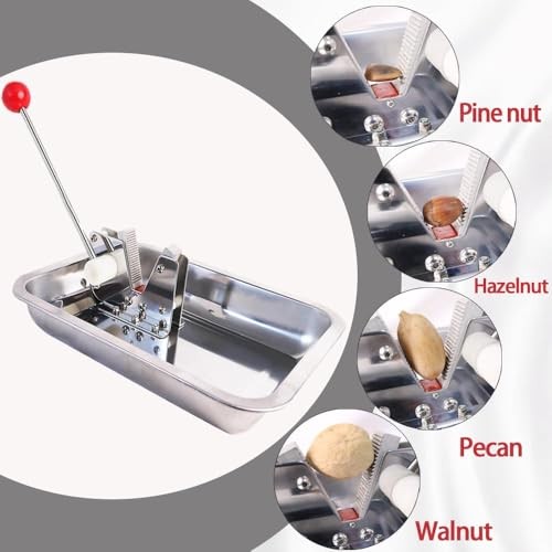 Mechanical Heavy Duty Nut Cracker Walnut Pecan Hazelnut Sheller with Storage