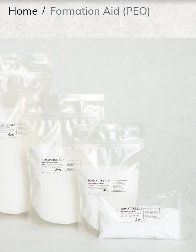 Formation Aid, 2 oz Papermaking Techniques, Comic Book Conservation Paper Pulp