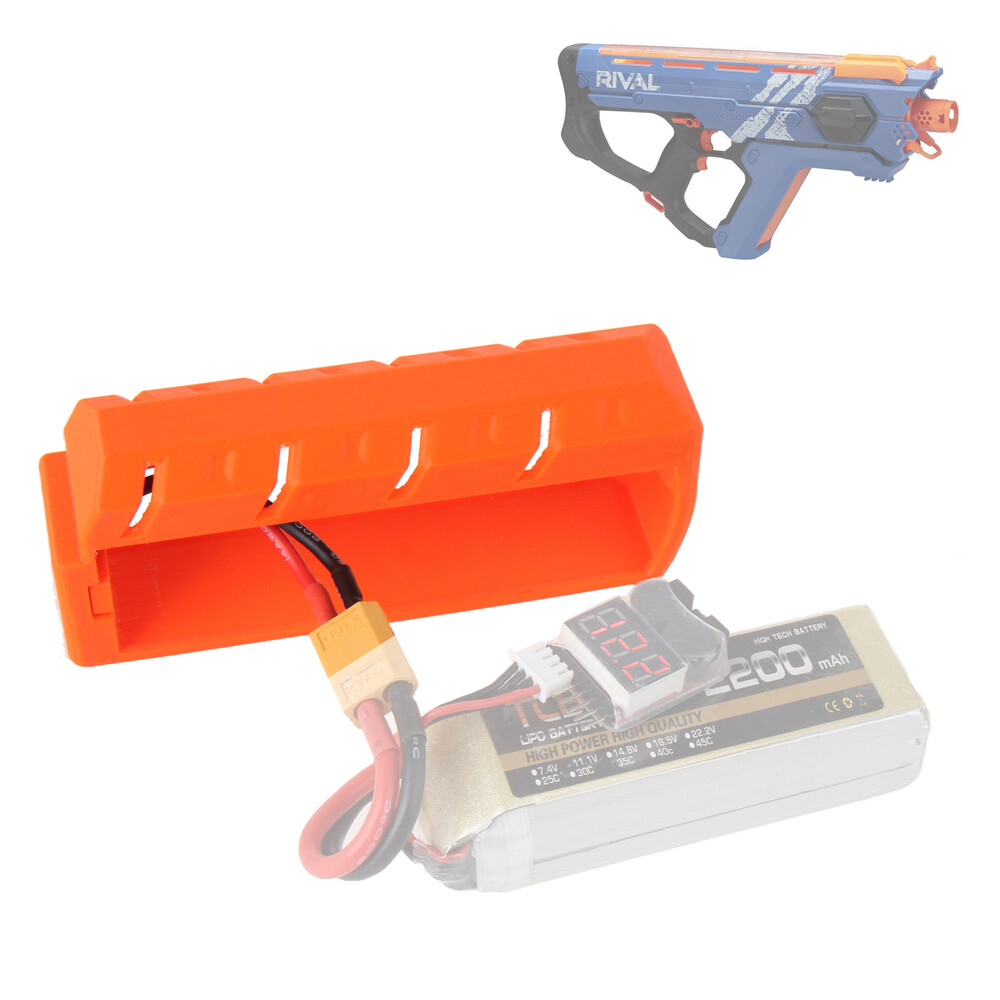 Workermod Extended Lipo Battery Cover3D Print for Rival Perses Modify Toy