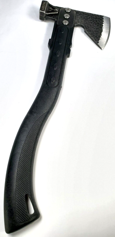 AIETOL Multi-Function 15-Inch AXE & HAMMER + Sheath, Stainless Steel