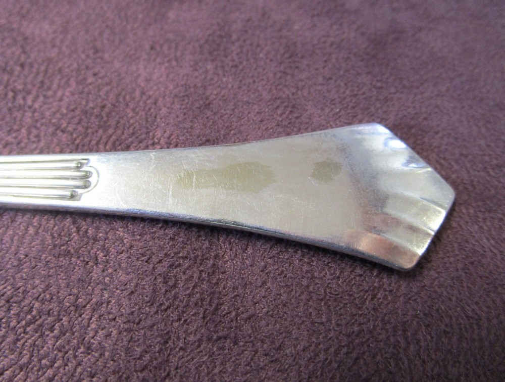 Unknown ART DECO Cake or Pastry Server Eurpoean Silverplate No Monogram B