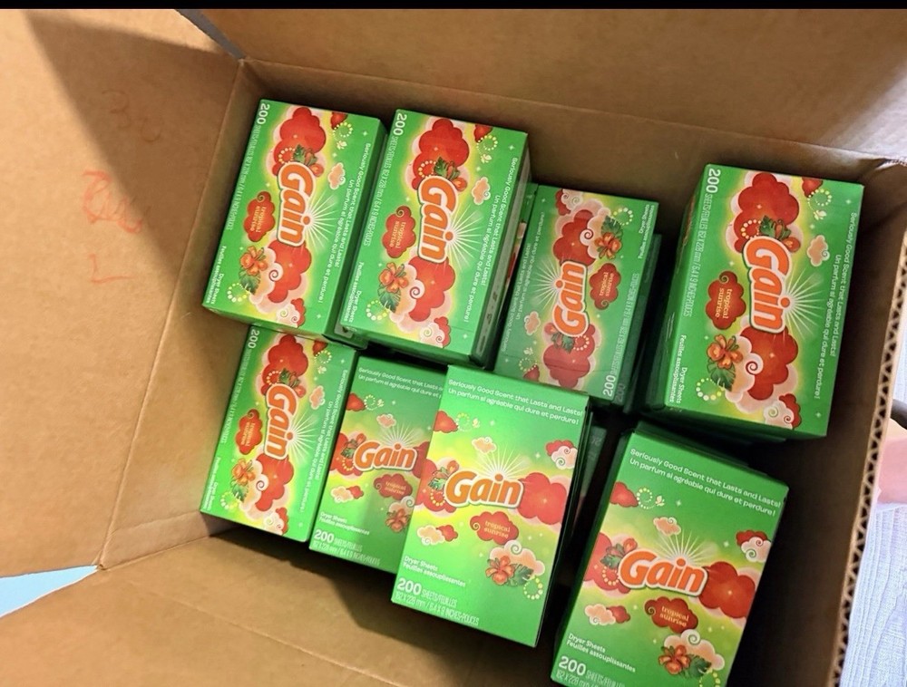 Gain dryer sheets 200 ct