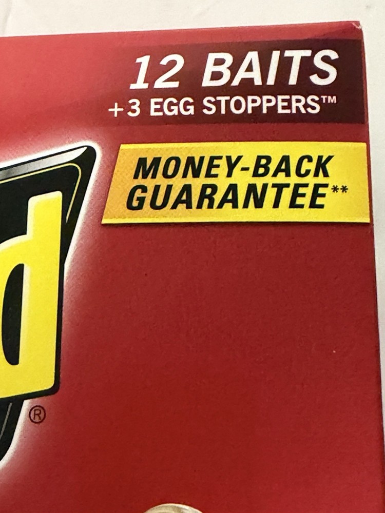 2 Pack: RAID Small Roach Baits (12) each + Egg Stoppers (3) each