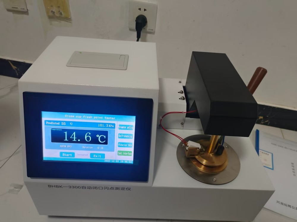 ASTM D93 Automatic Pensky Martens Tester Closed Cup Flash Point Tester