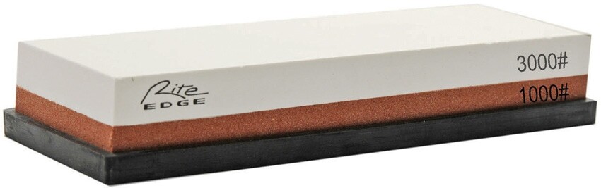 Rite Edge Sharpener Sharpening Stone 1000# Grit Side and 3000# White For Honing
