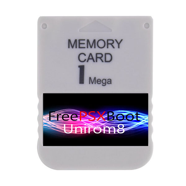 FreePSXBoot PS1 Memory Card with Unirom8 Sony PlayStation PSX