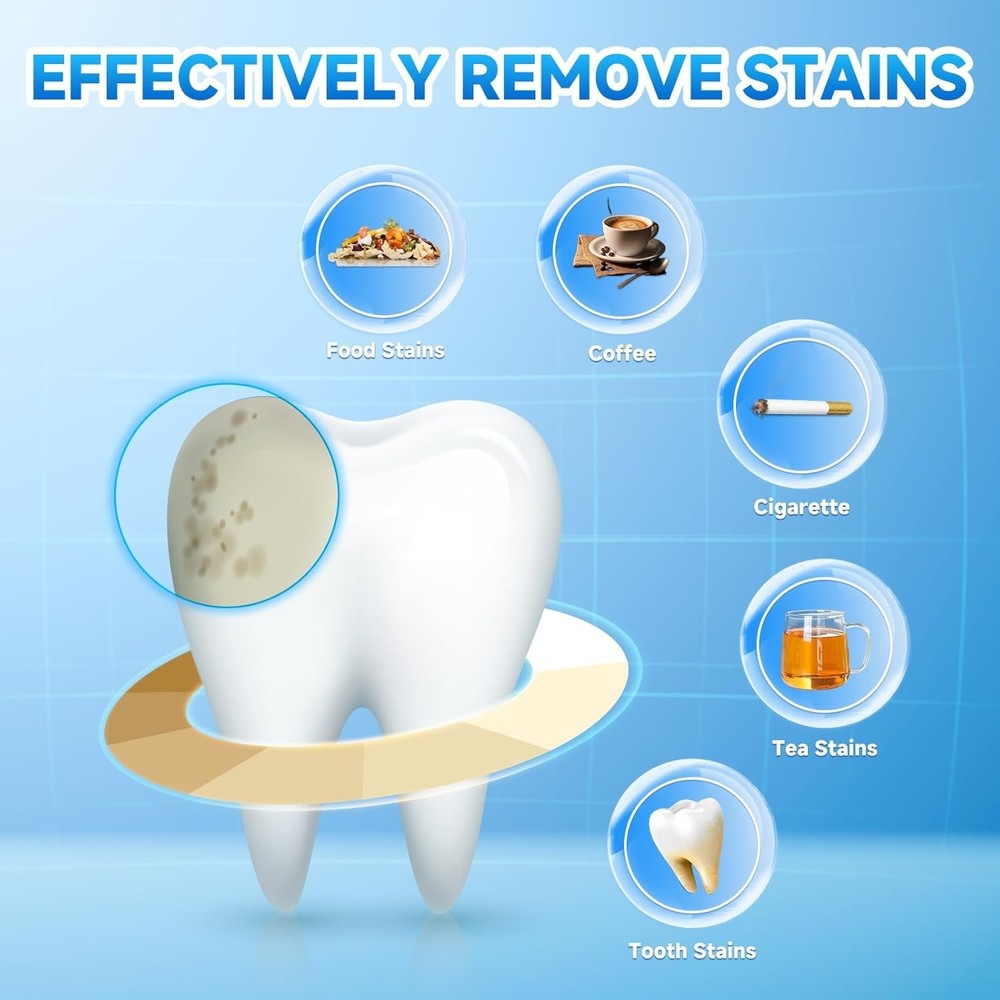 42 Teeth Whitening Strips,Safe&Deep Stains Removal ,Technology for Whiter Teeth