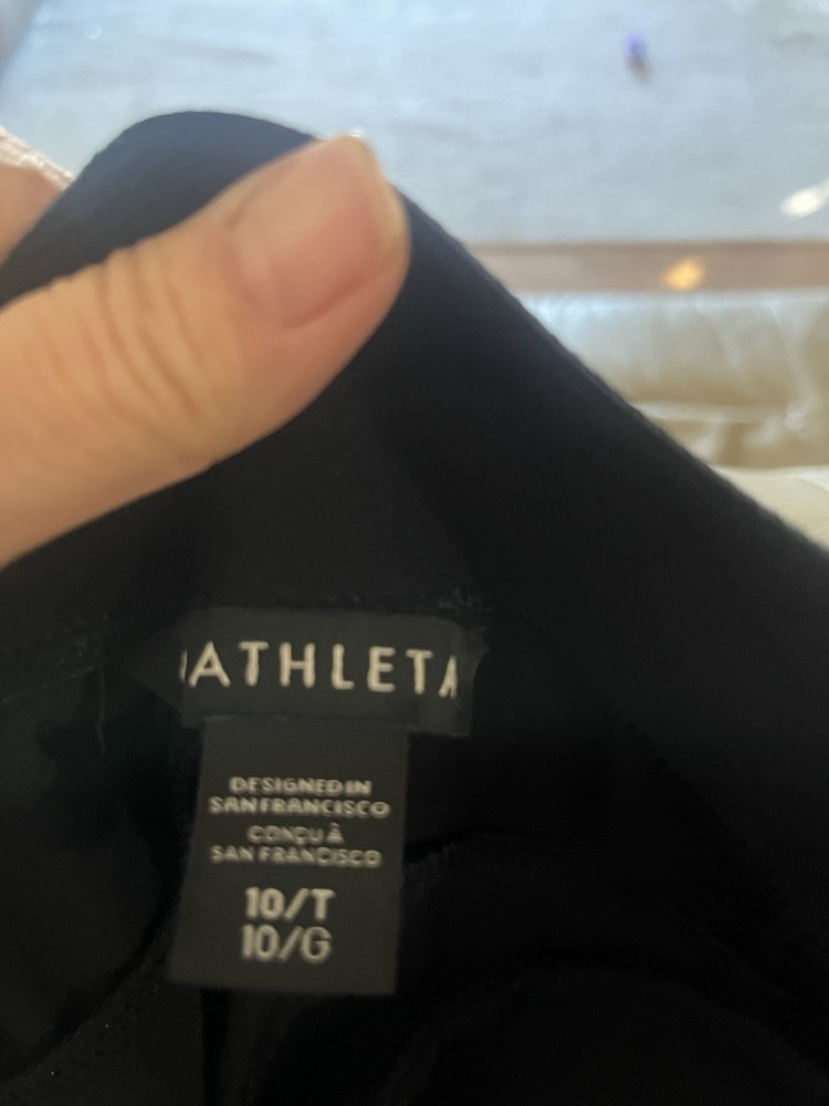 Athleta Endless High Rise Cargo Pant size 10 TALL Black