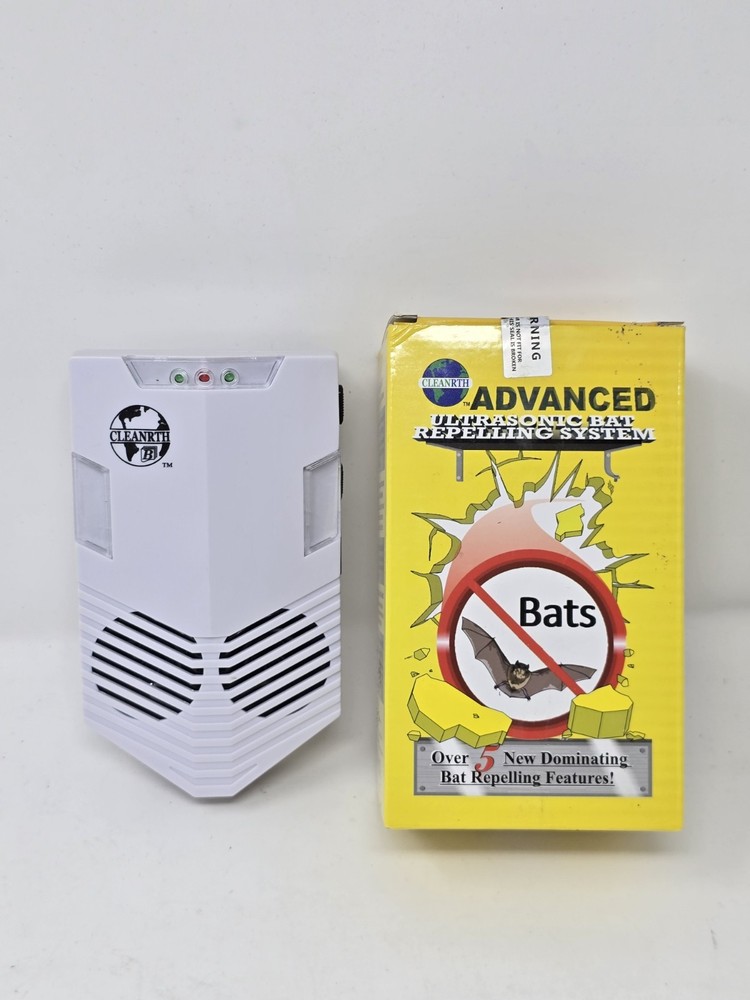 Cleanrth CB006 Advanced Ultrasonic Bat Repelling System Plug-in Pre-owned